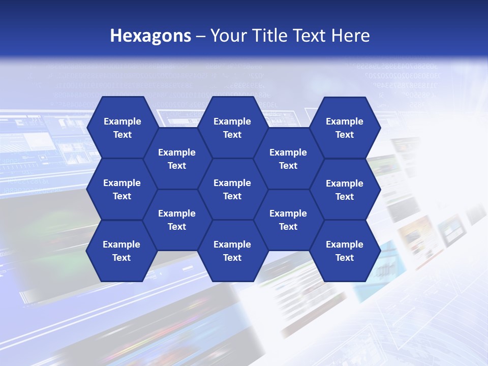 Pattern Presentation Orange PowerPoint Template