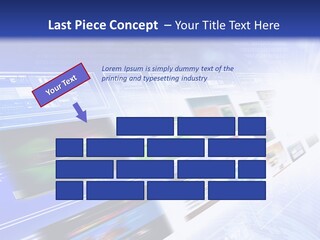 Pattern Presentation Orange PowerPoint Template