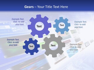 Pattern Presentation Orange PowerPoint Template