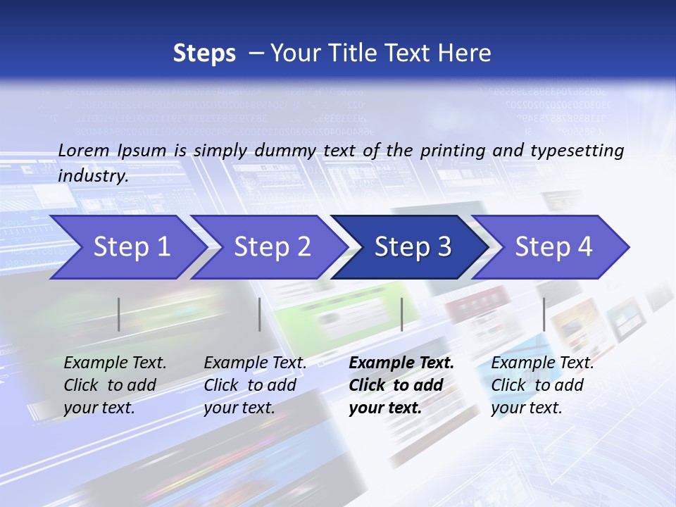 Pattern Presentation Orange PowerPoint Template