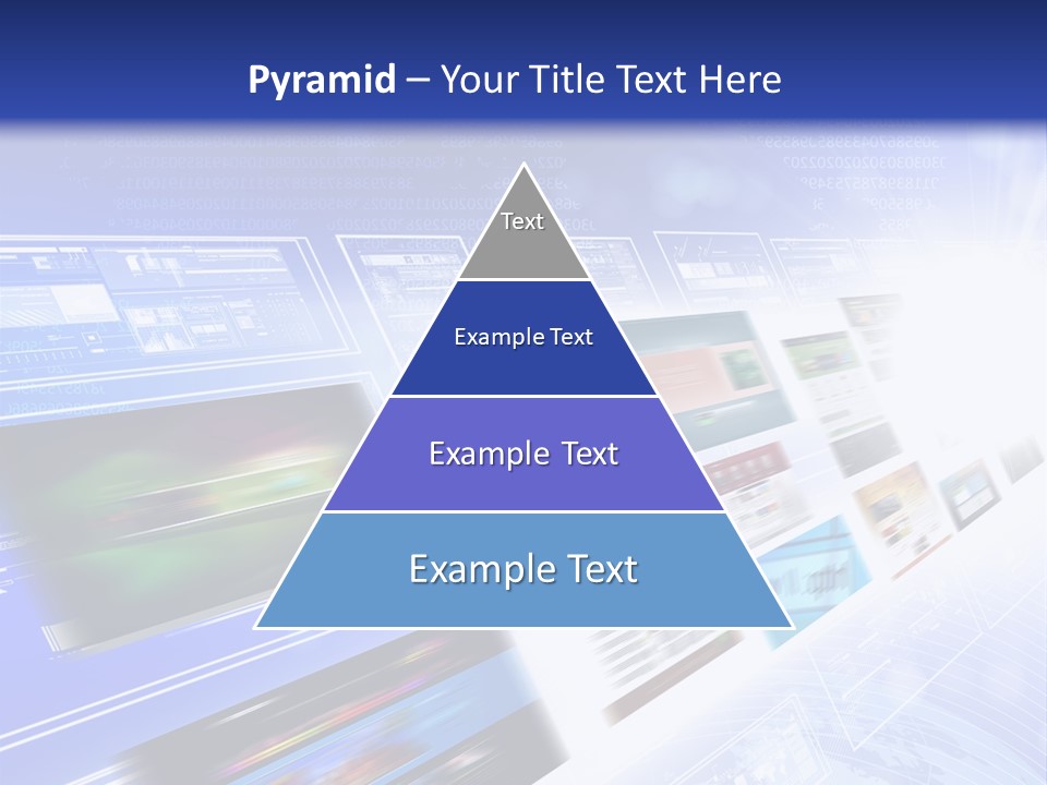 Pattern Presentation Orange PowerPoint Template