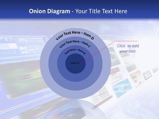 Pattern Presentation Orange PowerPoint Template