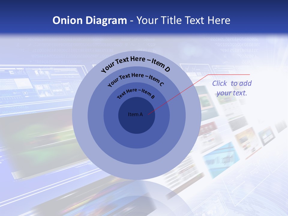 Pattern Presentation Orange PowerPoint Template