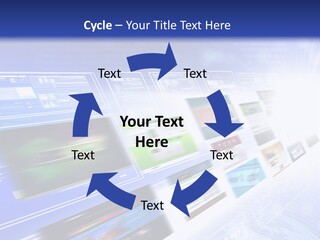 Pattern Presentation Orange PowerPoint Template