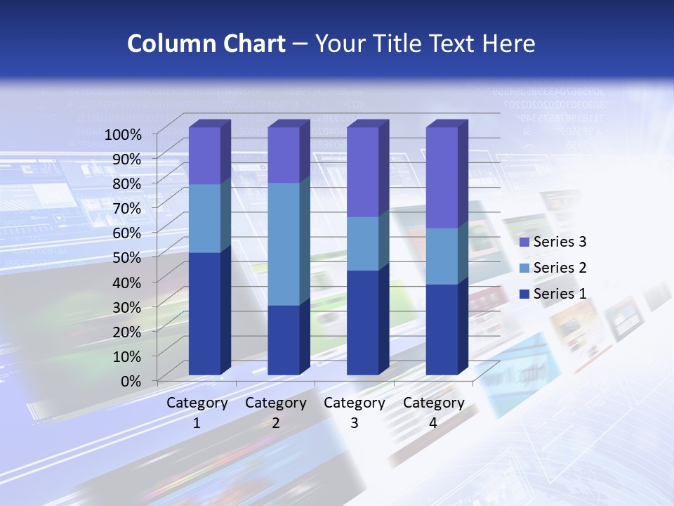 Pattern Presentation Orange PowerPoint Template