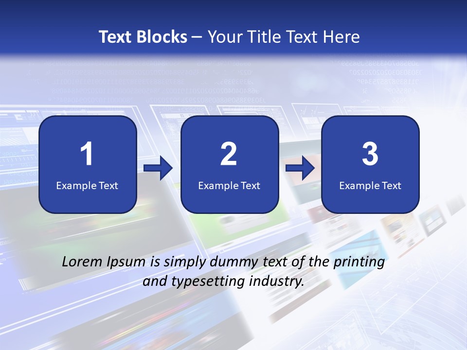 Pattern Presentation Orange PowerPoint Template