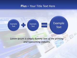 Pattern Presentation Orange PowerPoint Template