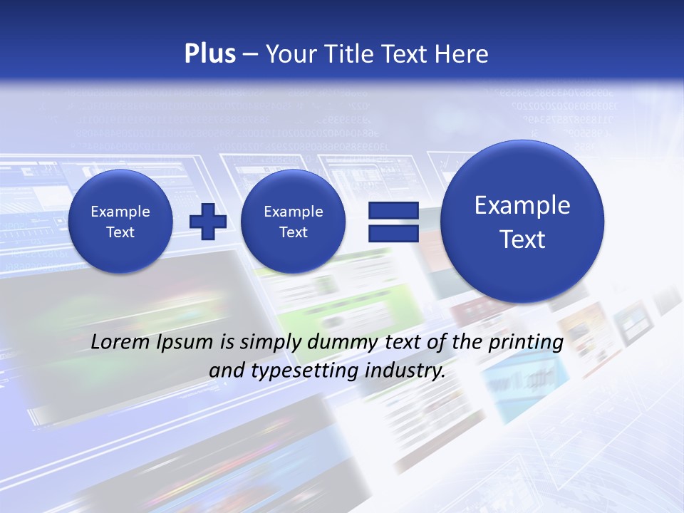 Pattern Presentation Orange PowerPoint Template