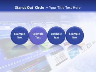 Pattern Presentation Orange PowerPoint Template