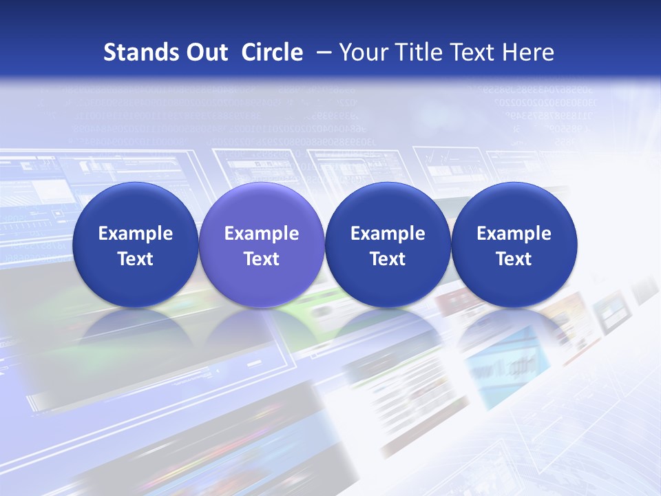 Pattern Presentation Orange PowerPoint Template