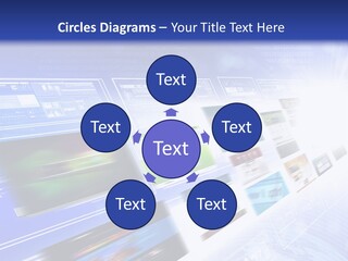 Pattern Presentation Orange PowerPoint Template