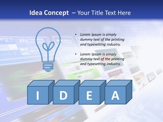 Pattern Presentation Orange PowerPoint Template