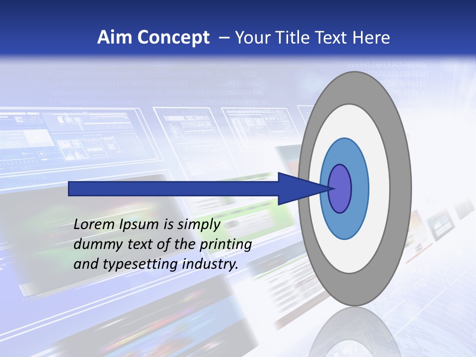 Pattern Presentation Orange PowerPoint Template