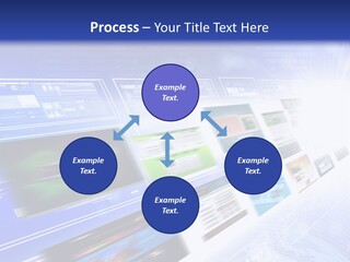 Pattern Presentation Orange PowerPoint Template