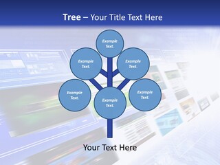 Pattern Presentation Orange PowerPoint Template