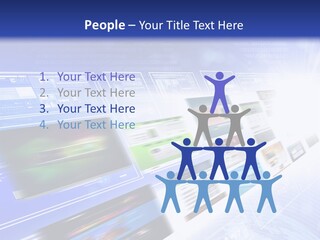 Pattern Presentation Orange PowerPoint Template