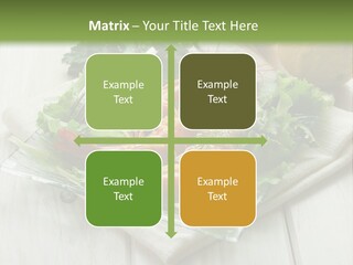 Green Snack Shrimp PowerPoint Template