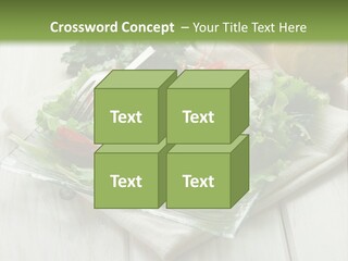 Green Snack Shrimp PowerPoint Template