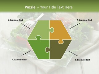Green Snack Shrimp PowerPoint Template