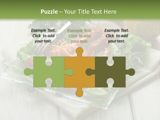 Green Snack Shrimp PowerPoint Template