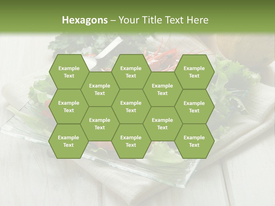 Green Snack Shrimp PowerPoint Template