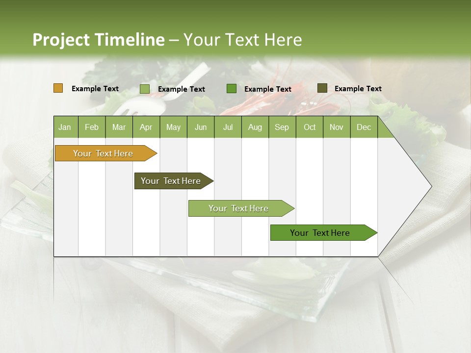 Green Snack Shrimp PowerPoint Template