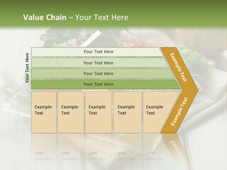 Green Snack Shrimp PowerPoint Template