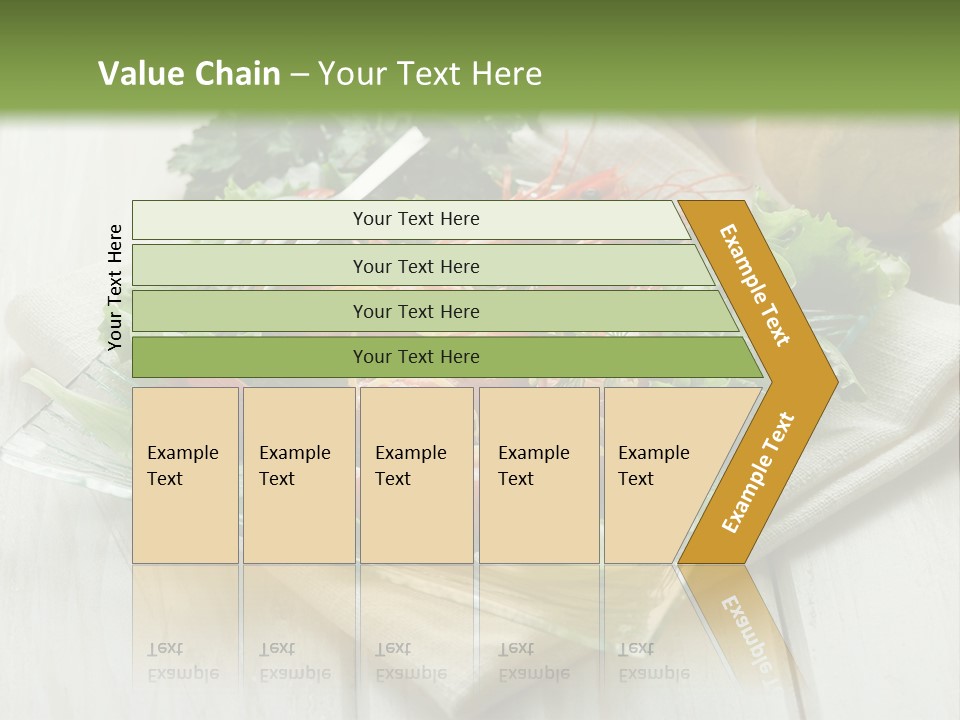 Green Snack Shrimp PowerPoint Template