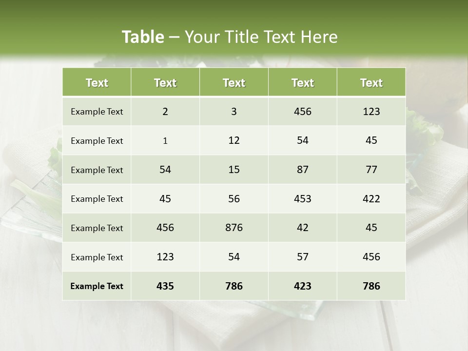 Green Snack Shrimp PowerPoint Template