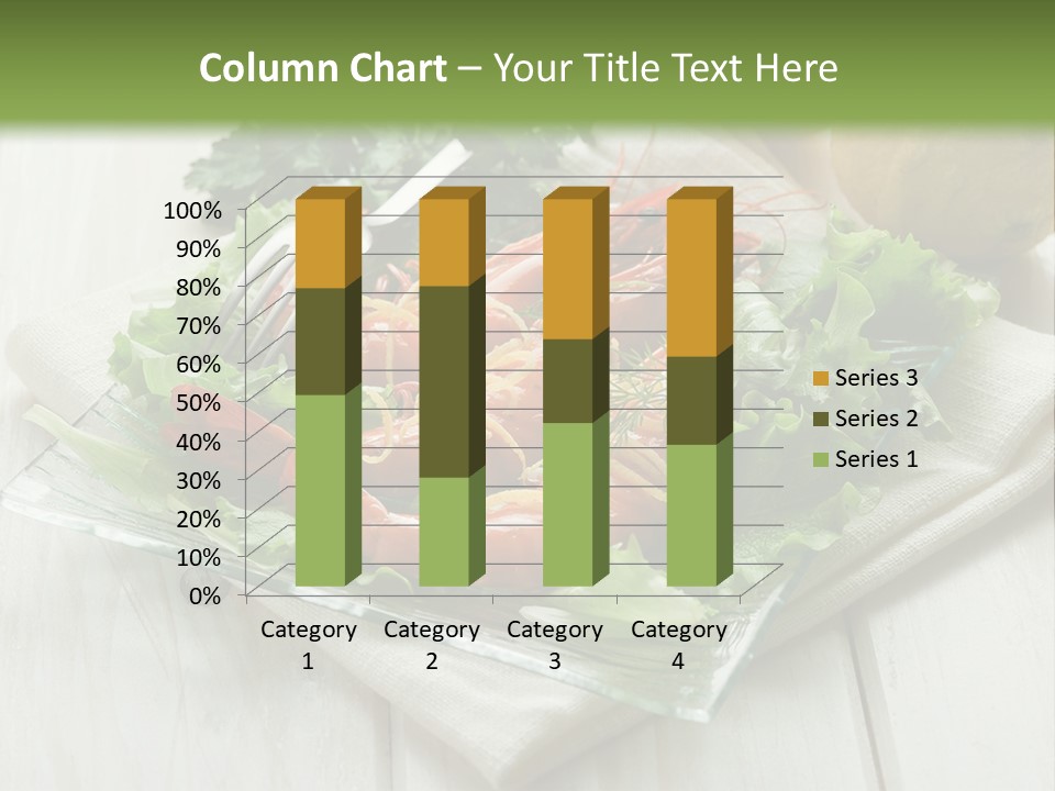 Green Snack Shrimp PowerPoint Template