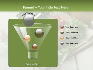 Green Snack Shrimp PowerPoint Template