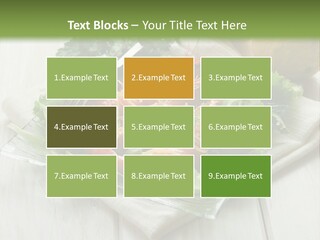 Green Snack Shrimp PowerPoint Template