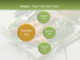 Green Snack Shrimp PowerPoint Template