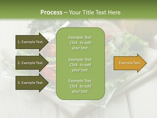 Green Snack Shrimp PowerPoint Template