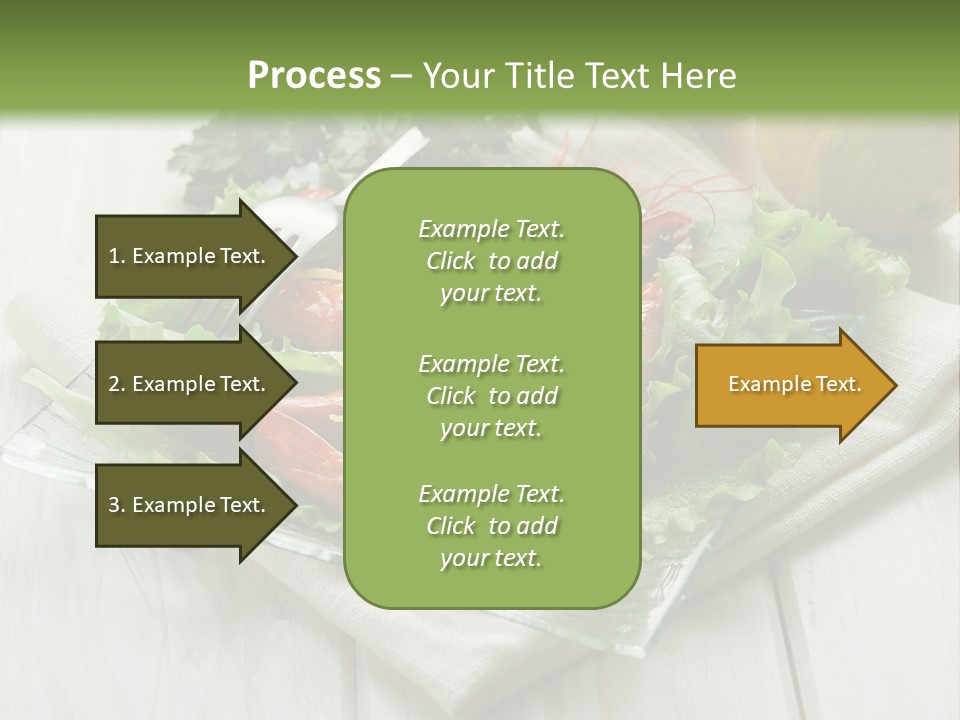 Green Snack Shrimp PowerPoint Template