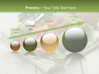 Green Snack Shrimp PowerPoint Template