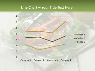 Green Snack Shrimp PowerPoint Template