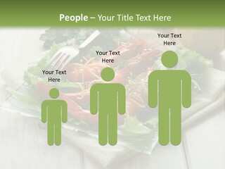 Green Snack Shrimp PowerPoint Template