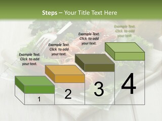 Green Snack Shrimp PowerPoint Template