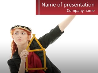 Female Investment Construction PowerPoint Template