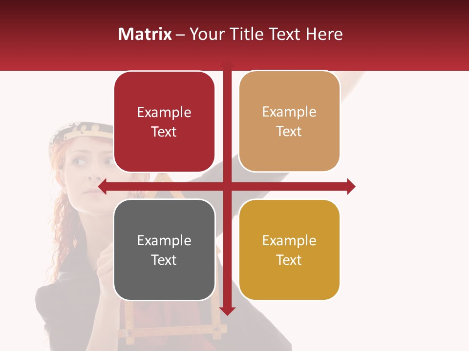 Female Investment Construction PowerPoint Template