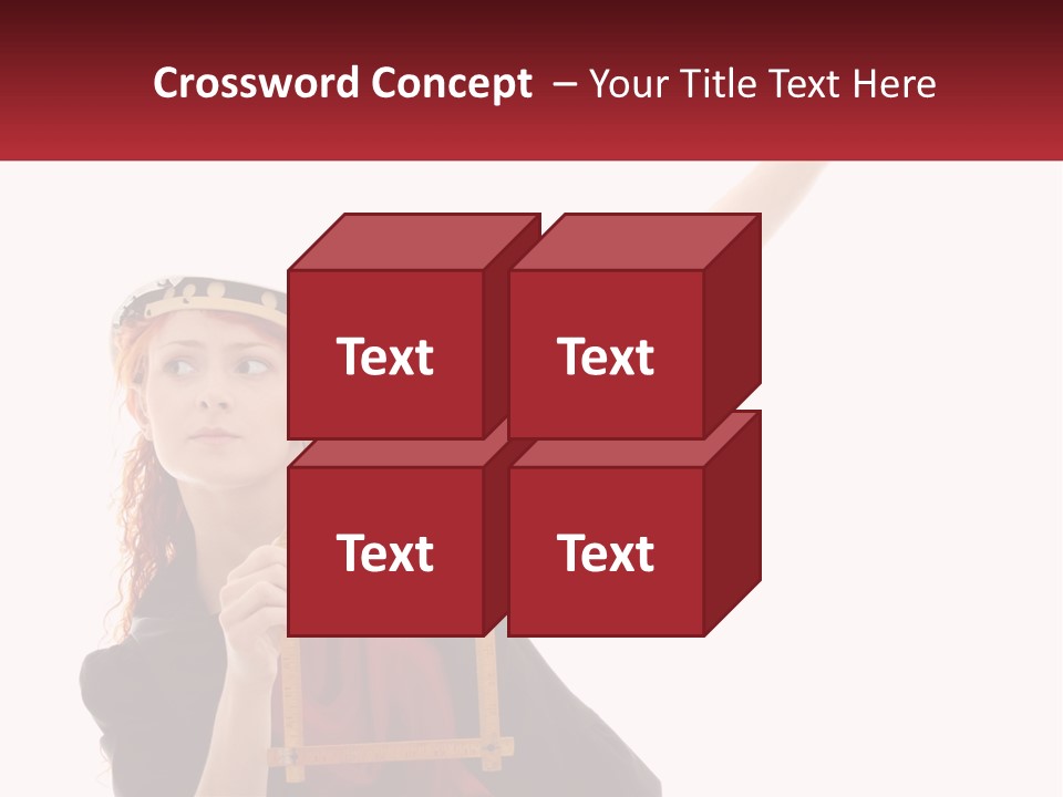 Female Investment Construction PowerPoint Template