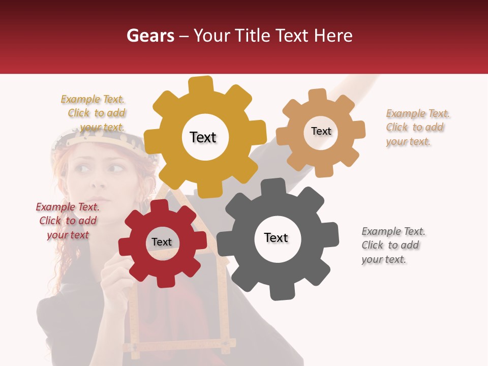 Female Investment Construction PowerPoint Template