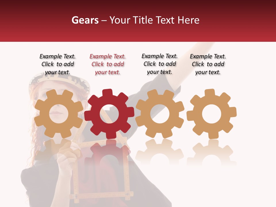 Female Investment Construction PowerPoint Template