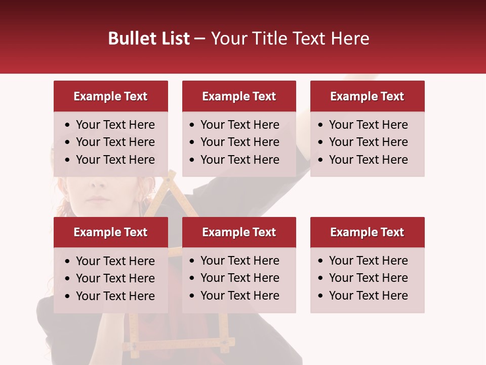 Female Investment Construction PowerPoint Template