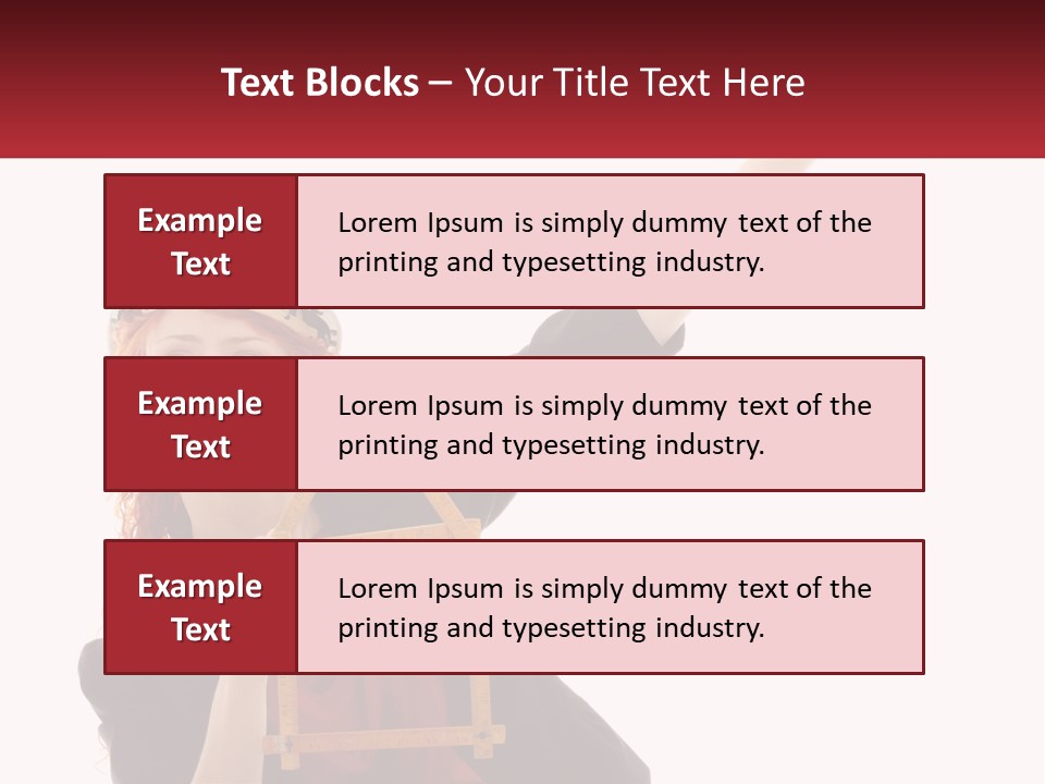 Female Investment Construction PowerPoint Template