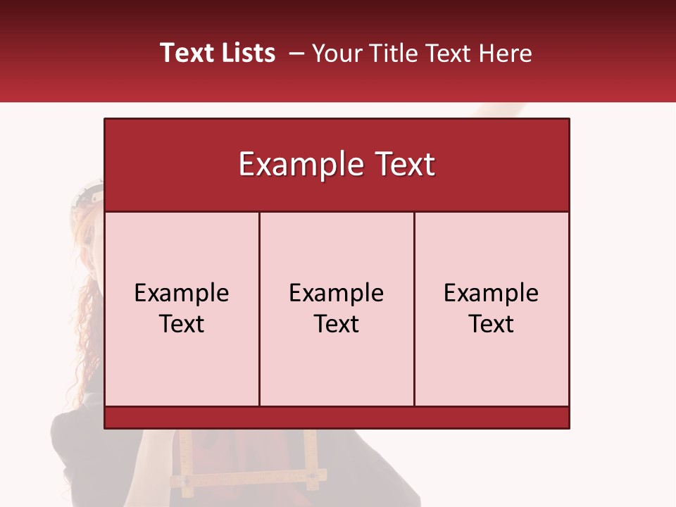 Female Investment Construction PowerPoint Template