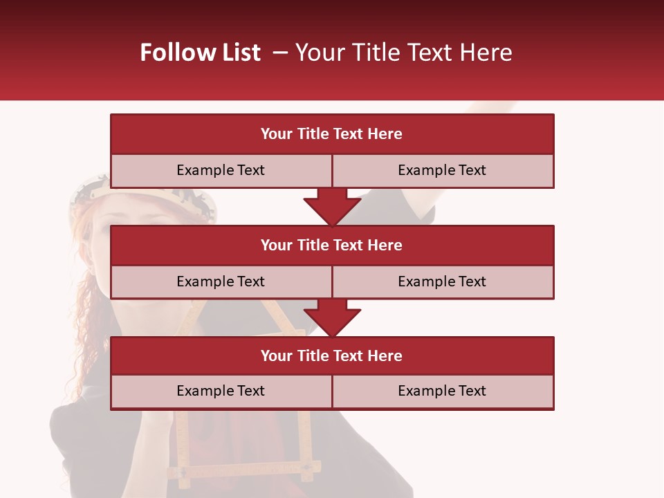 Female Investment Construction PowerPoint Template