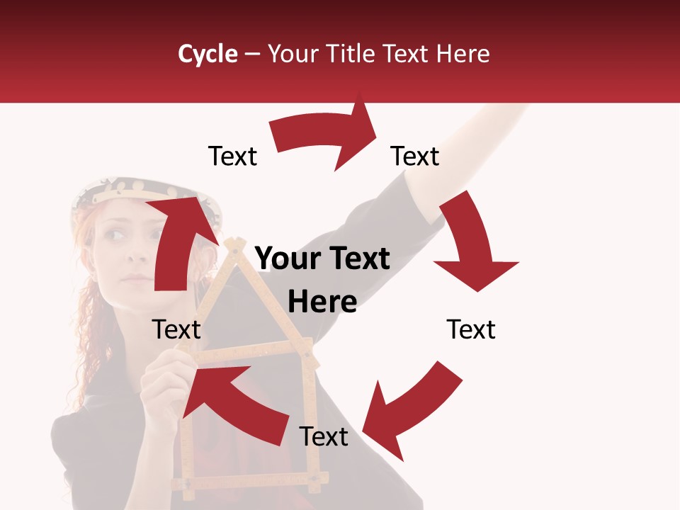 Female Investment Construction PowerPoint Template