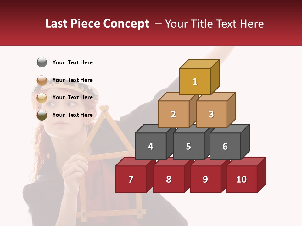 Female Investment Construction PowerPoint Template